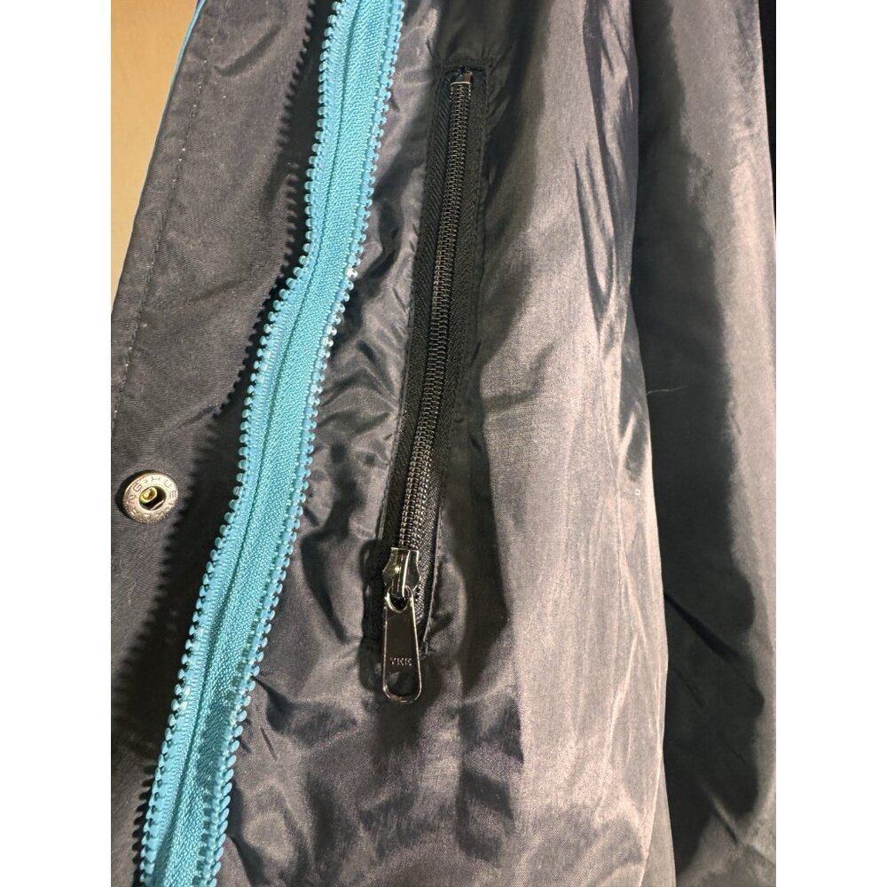 Vintage Columbia Bugaboo Ski Jacket Woman XL Teal Purple 90s Colorblock Gizzmo - Picture 8 of 16